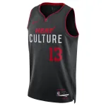 Unisex Miami Heat Bam Adebayo Black 2023/24 Swingman Jersey - City Edition