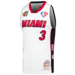 Unisex Miami Heat Dwyane Wade White Hall of Fame Class of 2023 Throwback Swingman Jersey