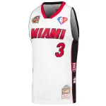 Unisex Miami Heat Dwyane Wade White Hall of Fame Class of 2023 Throwback Swingman Jersey