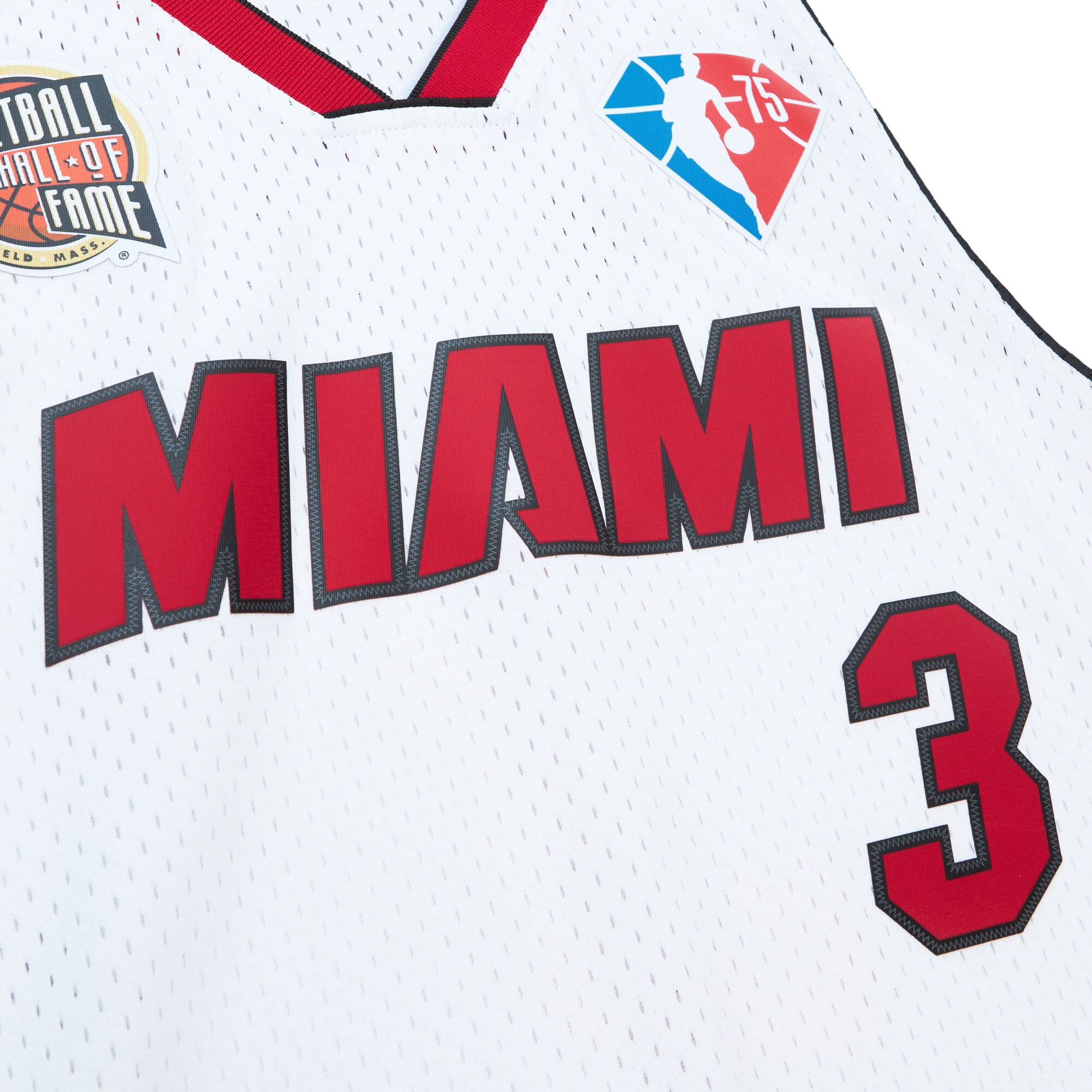 Unisex Miami Heat Dwyane Wade White Hall of Fame Class of 2023 Throwback Swingman Jersey