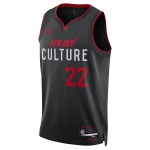 Unisex Miami Heat Jimmy Butler Black 2023/24 Swingman Jersey - City Edition