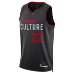 Unisex Miami Heat Jimmy Butler Black 2023/24 Swingman Jersey - City Edition