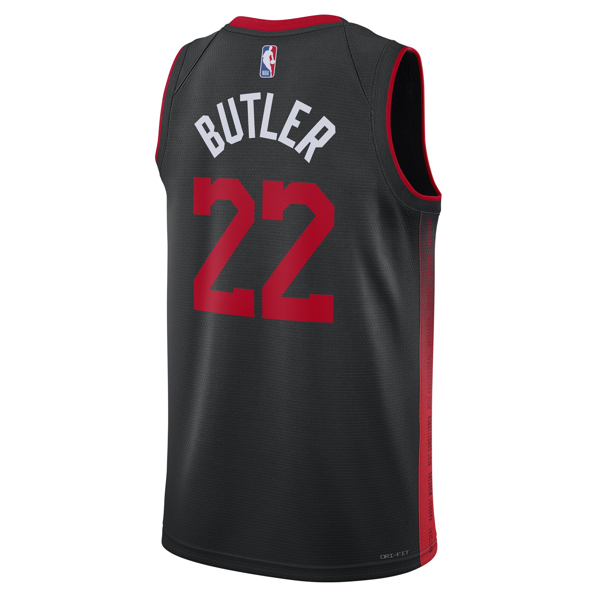 Unisex Miami Heat Jimmy Butler Black 2023/24 Swingman Jersey - City Edition