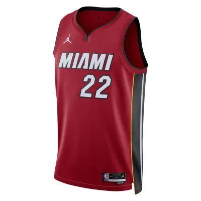 Unisex Miami Heat Jimmy Butler Red Swingman Jersey - Statement Edition 02