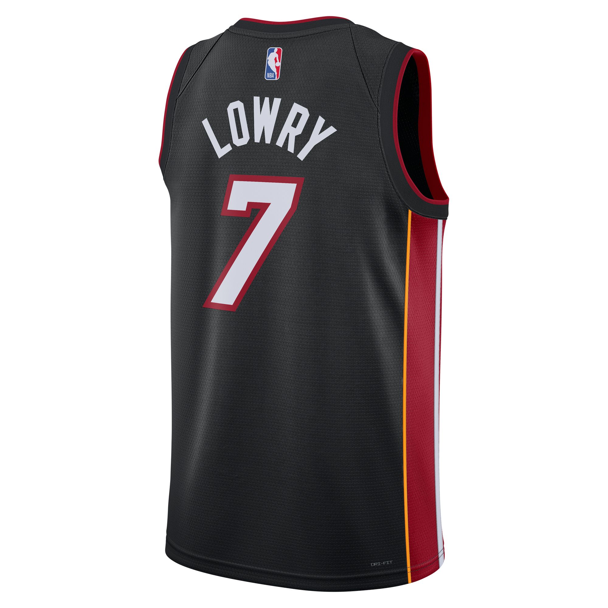 Unisex Miami Heat Kyle Lowry Black Swingman Jersey - Icon Edition