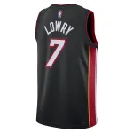 Unisex Miami Heat Kyle Lowry Black Swingman Jersey - Icon Edition