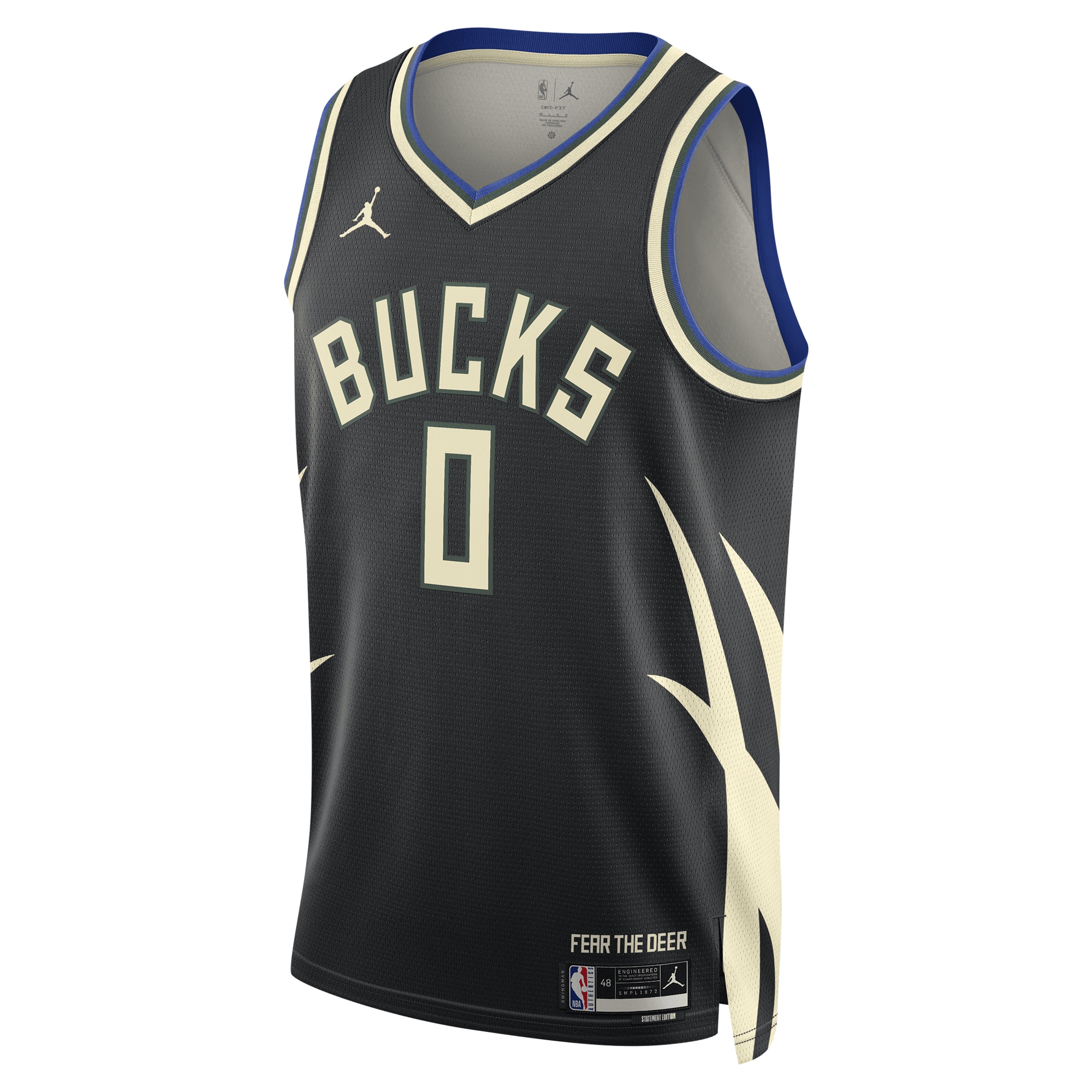 Unisex Milwaukee Bucks Damian Lillard Black Swingman Player Jersey - Statement Edition