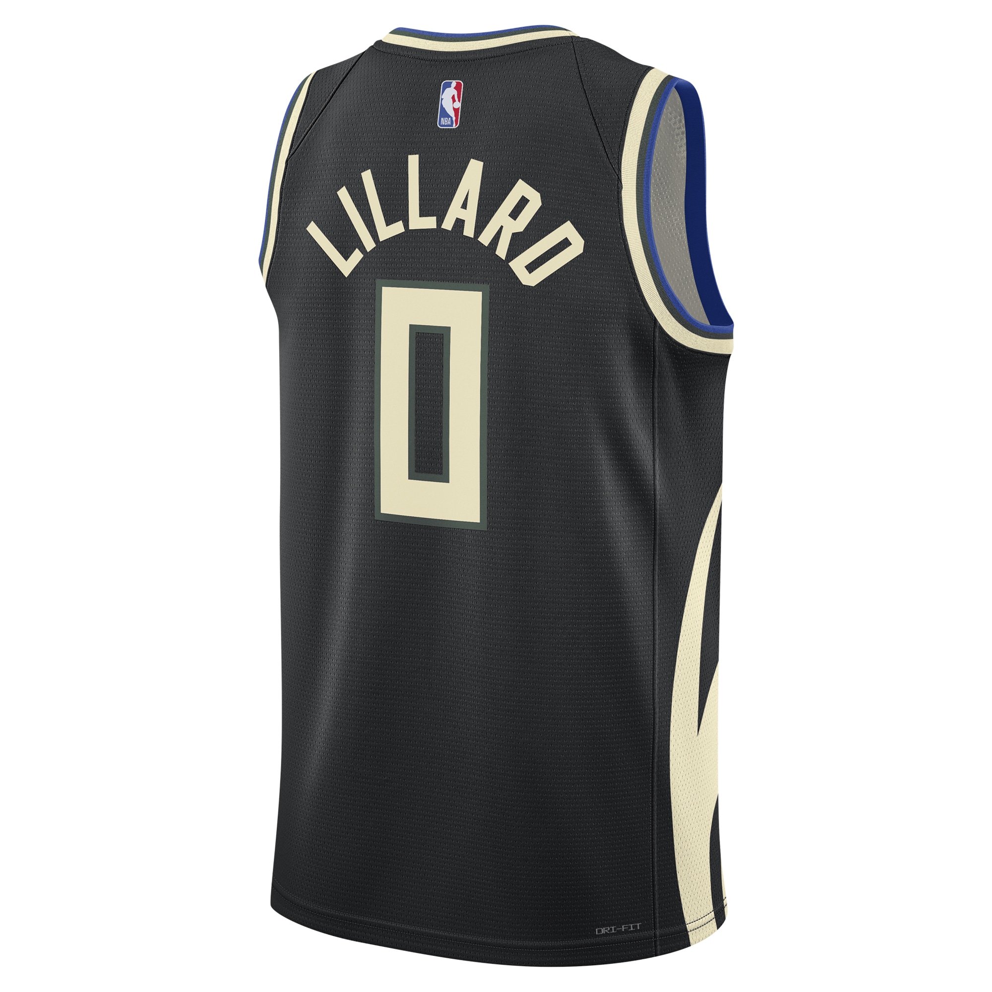 Unisex Milwaukee Bucks Damian Lillard Black Swingman Player Jersey - Statement Edition