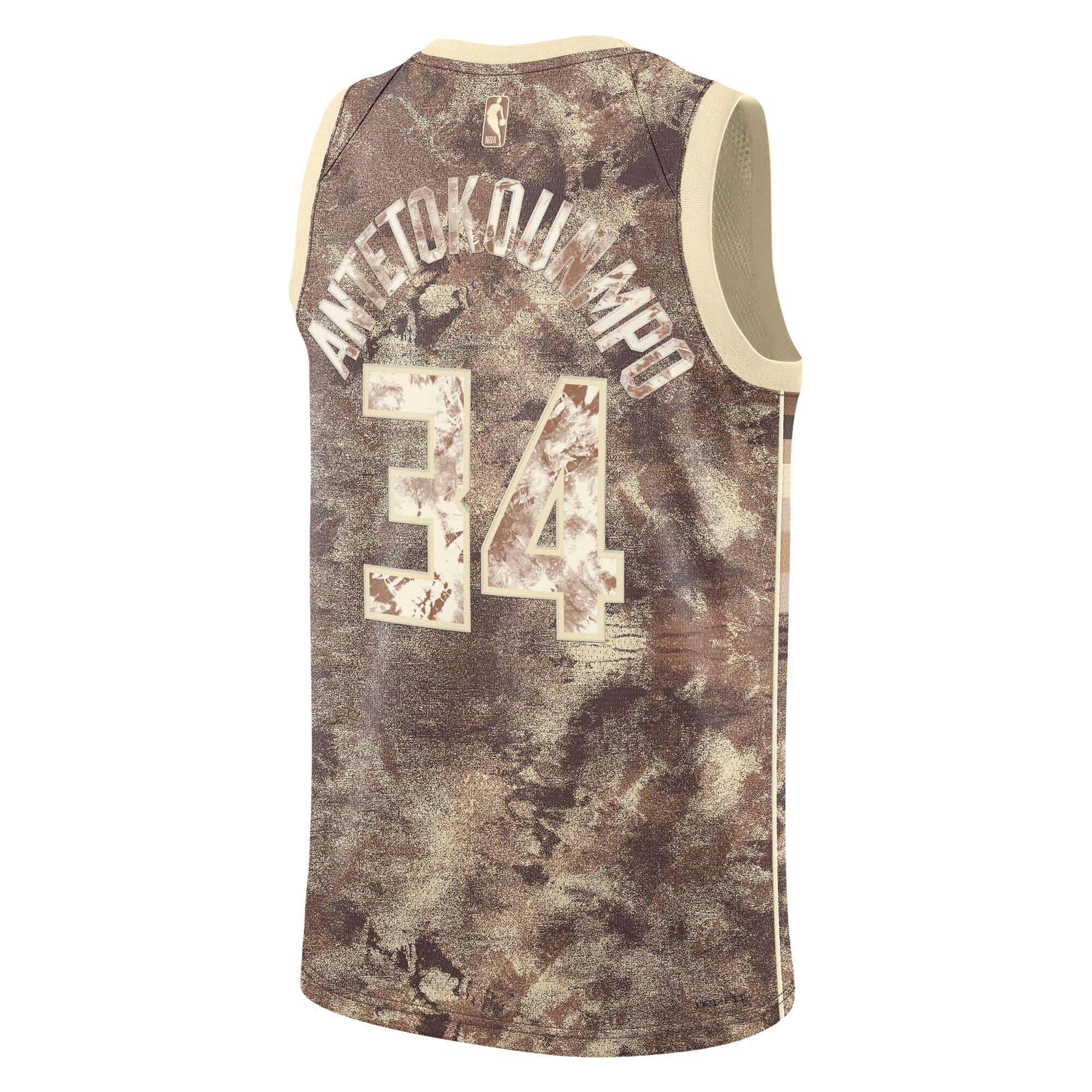Unisex Milwaukee Bucks Giannis Antetokounmpo Brown Select Series Swingman Jersey