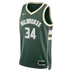 Unisex Milwaukee Bucks Giannis Antetokounmpo Hunter Green Swingman Jersey - Icon Edition