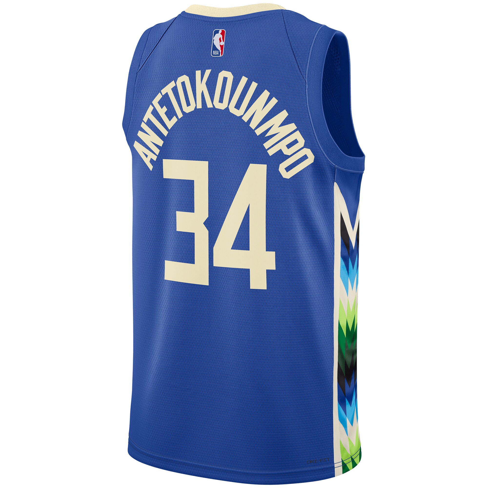Unisex Milwaukee Bucks Giannis Antetokounmpo Royal 2022/23 Swingman Jersey - City Edition