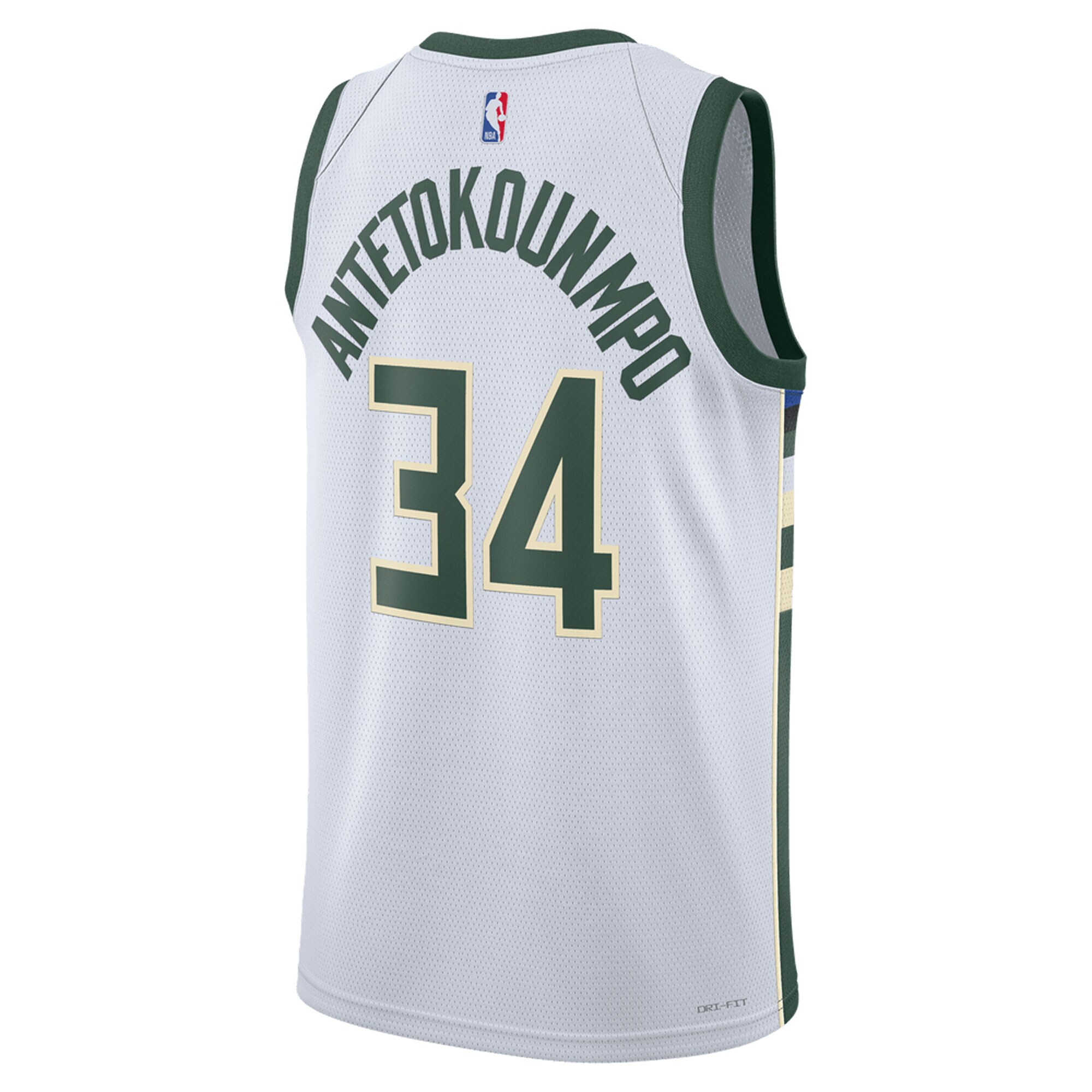 Unisex Milwaukee Bucks Giannis Antetokounmpo White Swingman Jersey - Association Edition