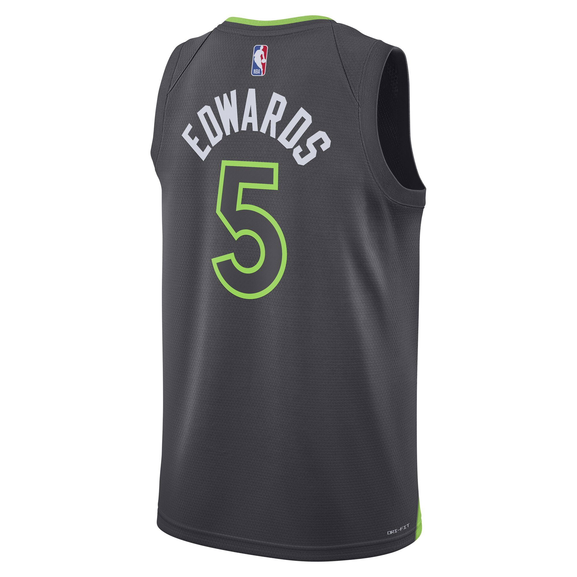 Unisex Minnesota Timberwolves Anthony Edwards Charcoal Swingman Jersey - Statement Edition