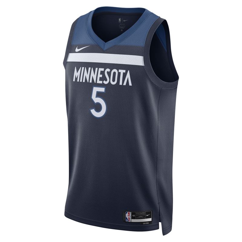Unisex Minnesota Timberwolves Anthony Edwards Navy Swingman Jersey - Icon Edition