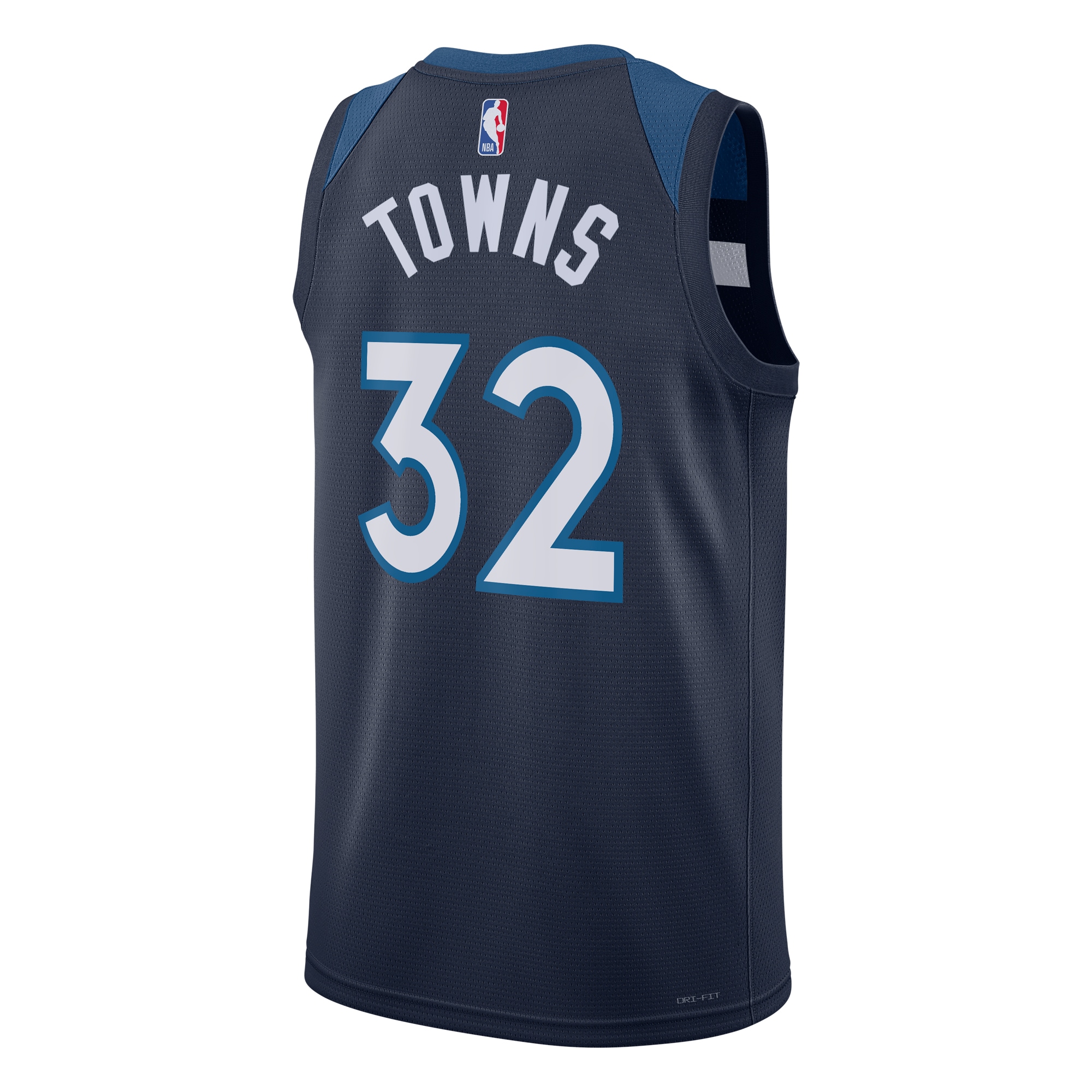 Unisex Minnesota Timberwolves Karl-Anthony Towns Navy Swingman Jersey - Icon Edition