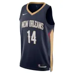 Unisex New Orleans Pelicans Brandon Ingram Navy Swingman Jersey - Icon Edition