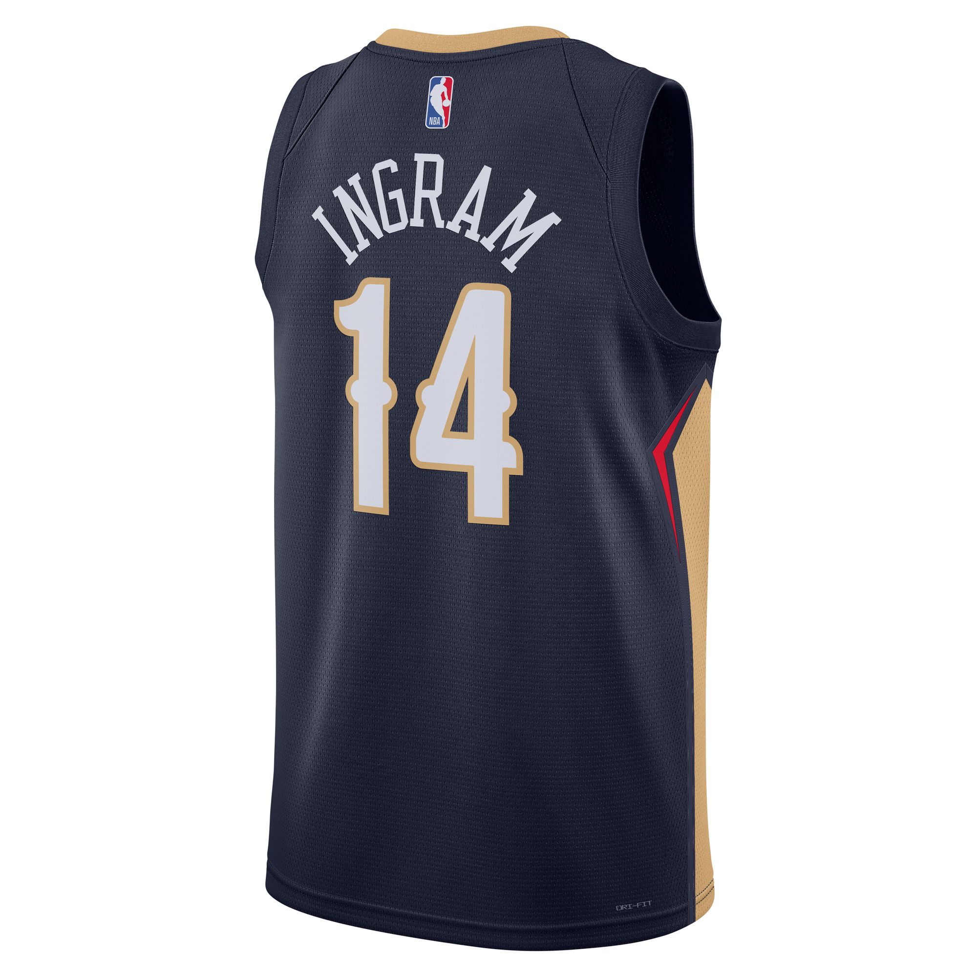 Unisex New Orleans Pelicans Brandon Ingram Navy Swingman Jersey - Icon Edition