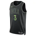 Unisex New Orleans Pelicans CJ McCollum Black 2023/24 Swingman Jersey - City Edition