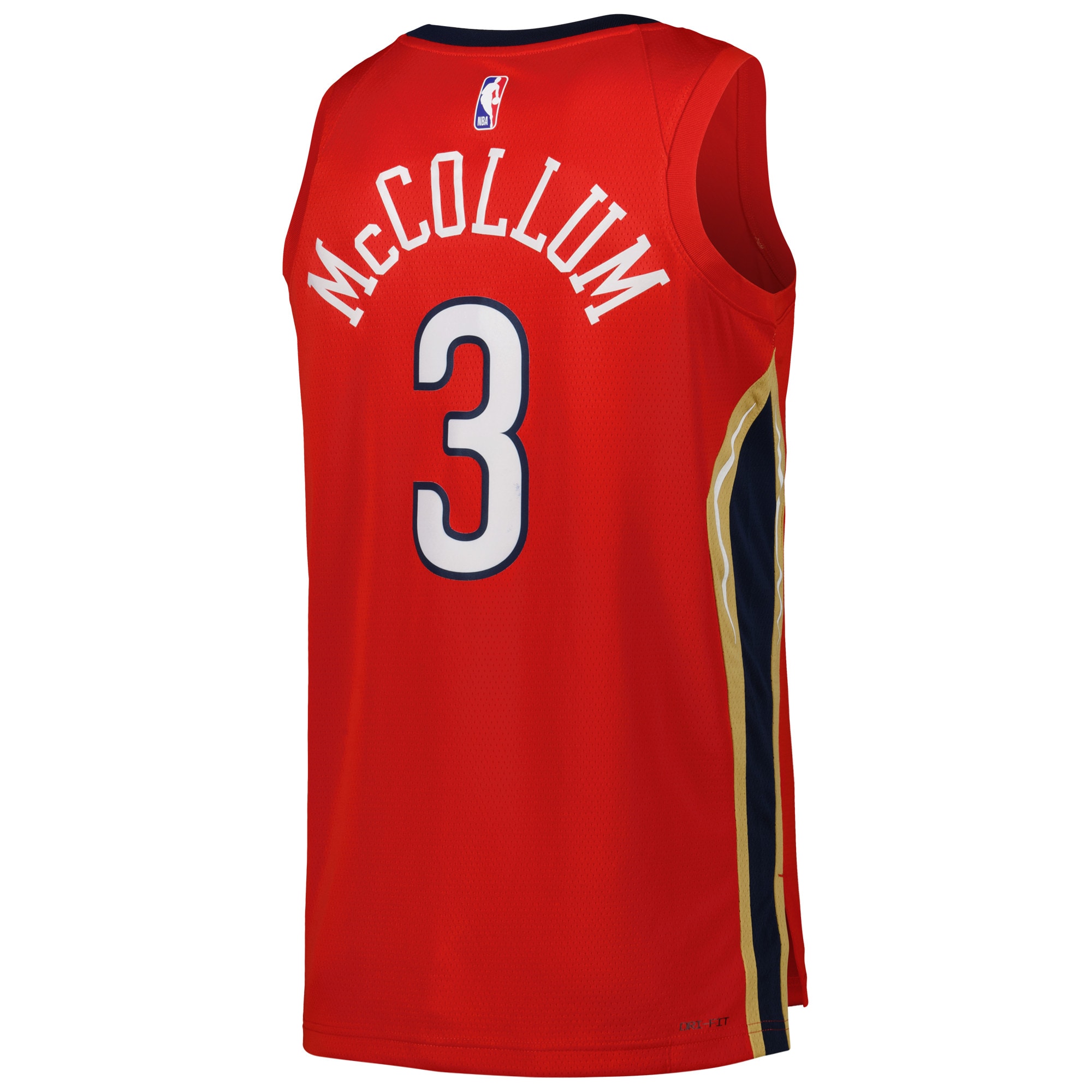 Unisex New Orleans Pelicans CJ McCollum Red Swingman Jersey - Statement Edition