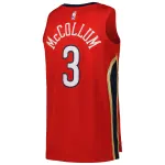 Unisex New Orleans Pelicans CJ McCollum Red Swingman Jersey - Statement Edition