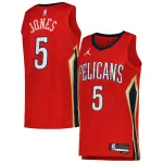 Unisex New Orleans Pelicans Herbert Jones Red Swingman Jersey - Statement Edition