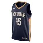 Unisex New Orleans Pelicans Jose Alvarado Navy Swingman Jersey - Icon Edition