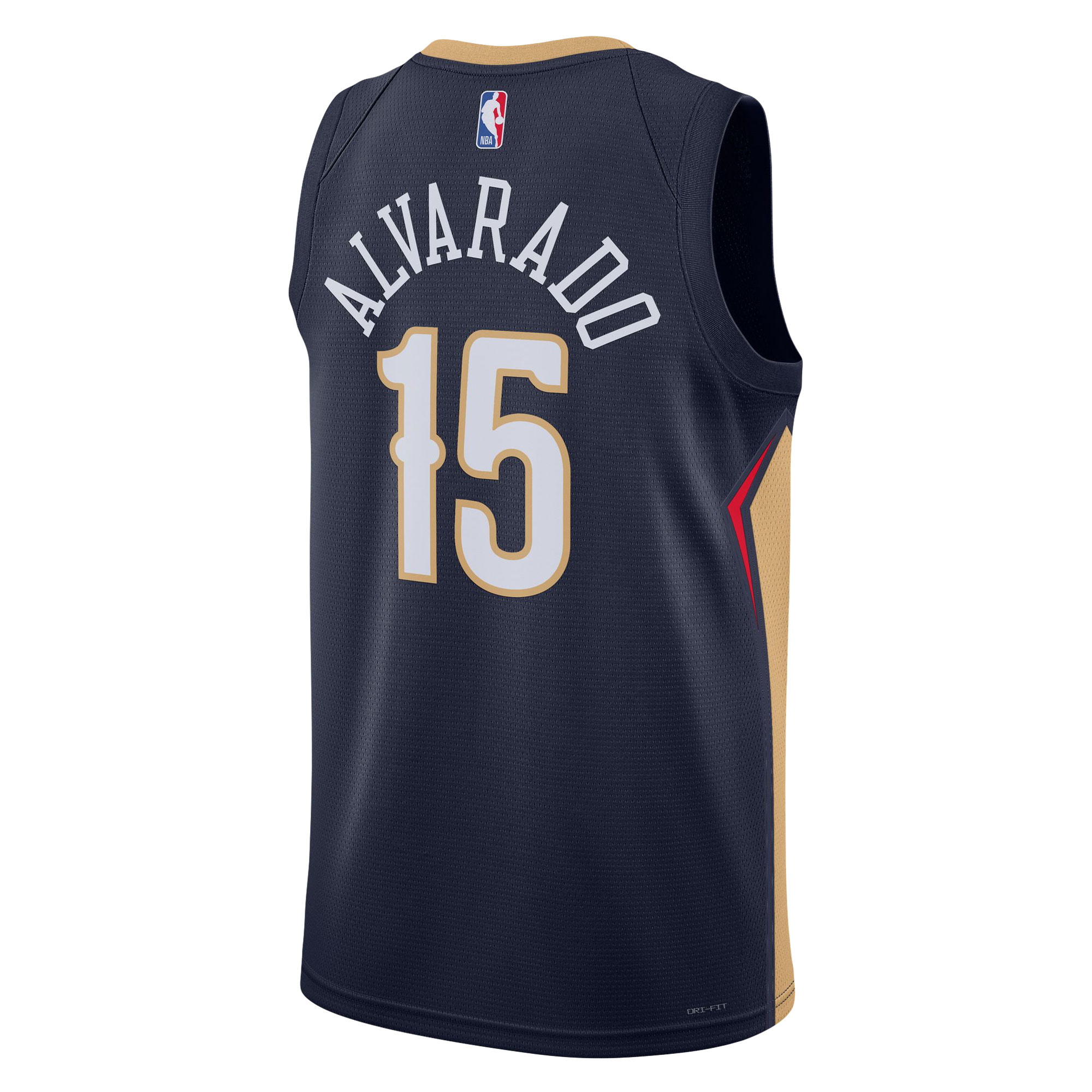Unisex New Orleans Pelicans Jose Alvarado Navy Swingman Jersey - Icon Edition
