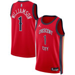 Unisex New Orleans Pelicans Zion Williamson Red Swingman Jersey - Statement Edition