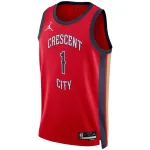 Unisex New Orleans Pelicans Zion Williamson Red Swingman Jersey - Statement Edition