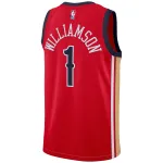 Unisex New Orleans Pelicans Zion Williamson Red Swingman Jersey - Statement Edition