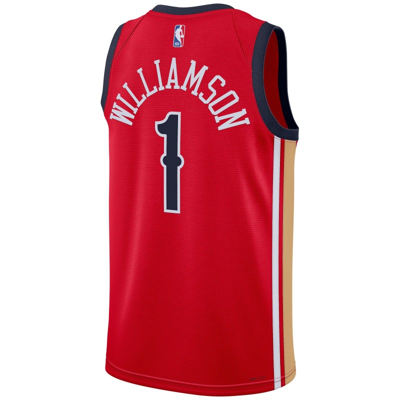 Unisex New Orleans Pelicans Zion Williamson Red Swingman Jersey - Statement Edition