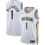 Unisex New Orleans Pelicans Zion Williamson White Swingman Jersey - Association Edition