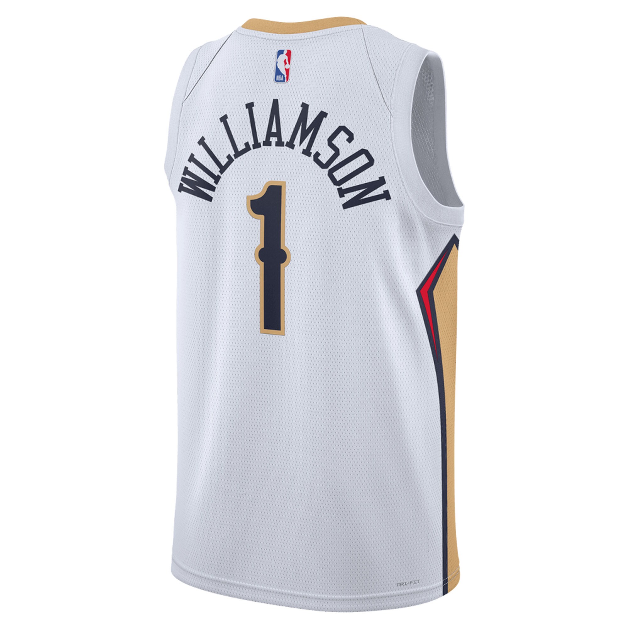 Unisex New Orleans Pelicans Zion Williamson White Swingman Jersey - Association Edition