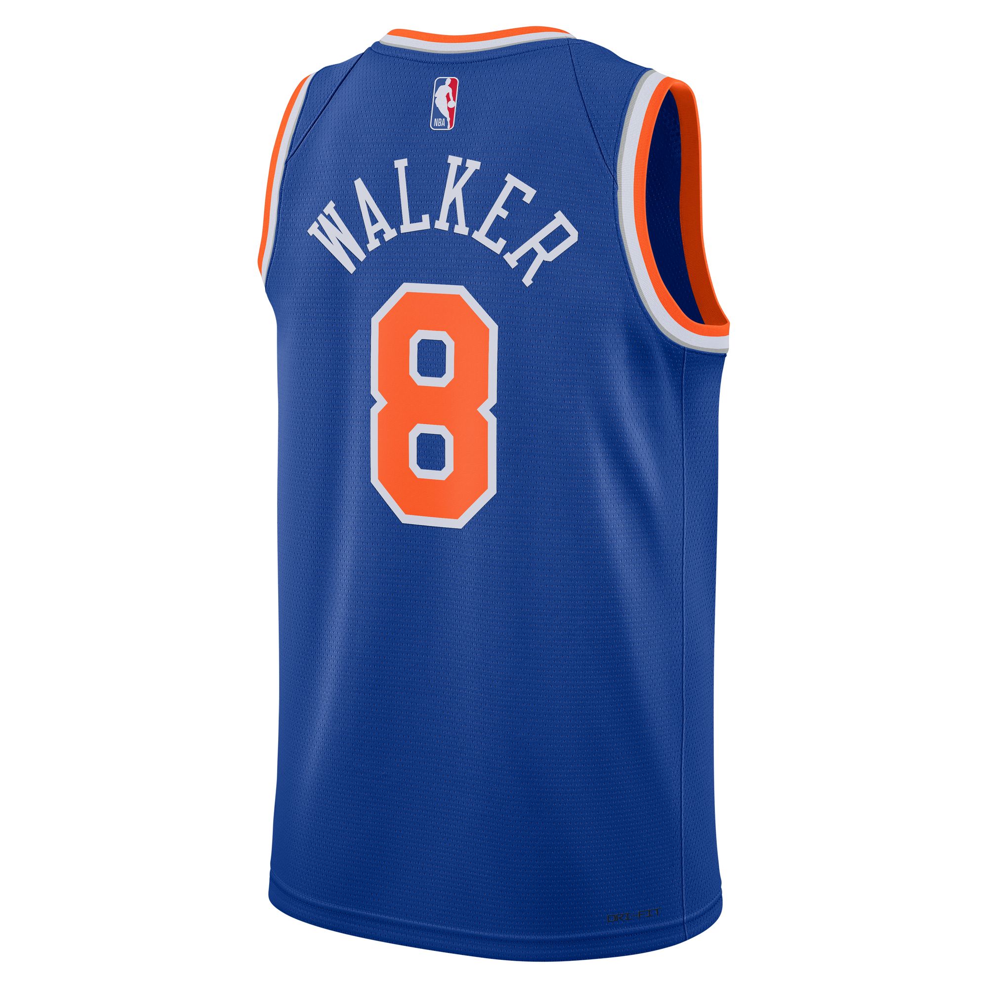 Unisex New York Knicks Kemba Walker Blue Swingman Jersey - Icon Edition
