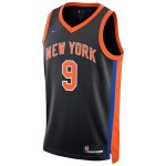 Unisex New York Knicks RJ Barrett Black 2022/23 Swingman Jersey - City Edition