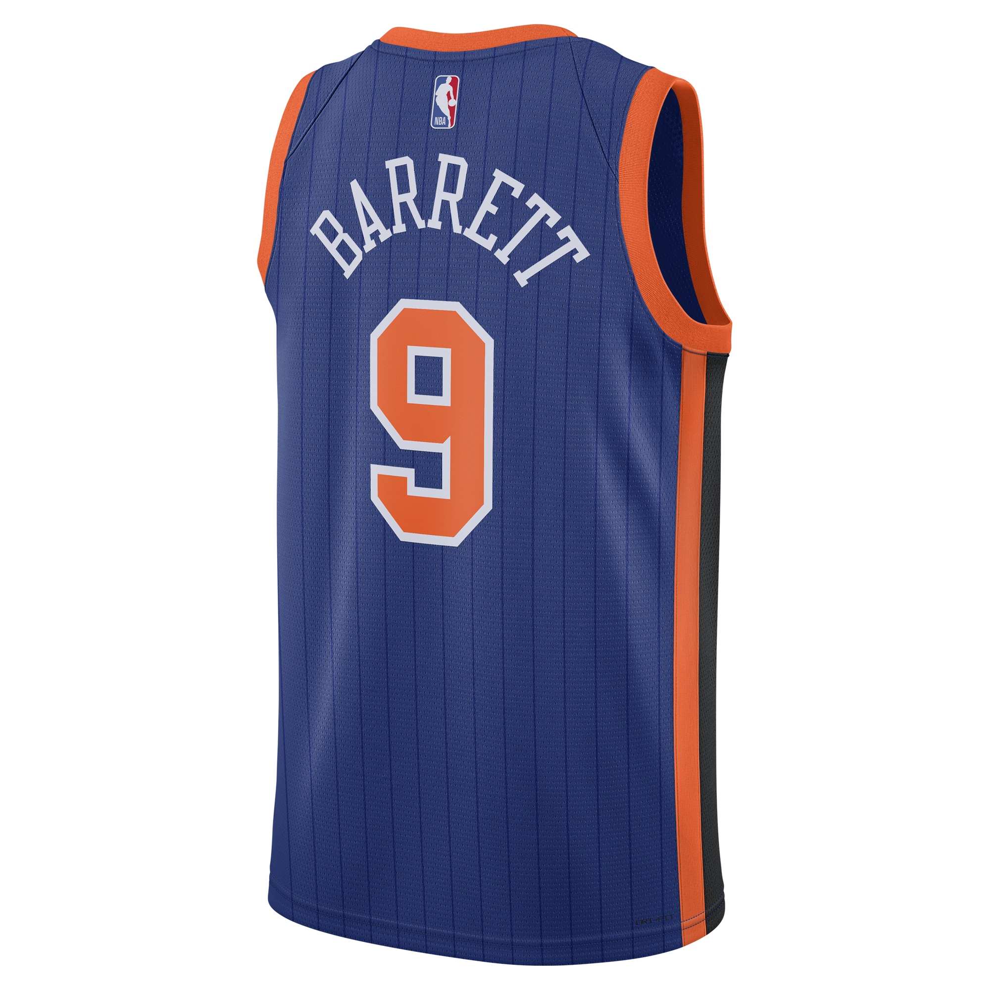 Unisex New York Knicks RJ Barrett Blue 2023/24 Swingman Jersey - City Edition