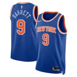 Unisex New York Knicks RJ Barrett Blue Swingman Jersey - Icon Edition