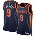 Unisex New York Knicks RJ Barrett Navy Swingman Jersey - Statement Edition
