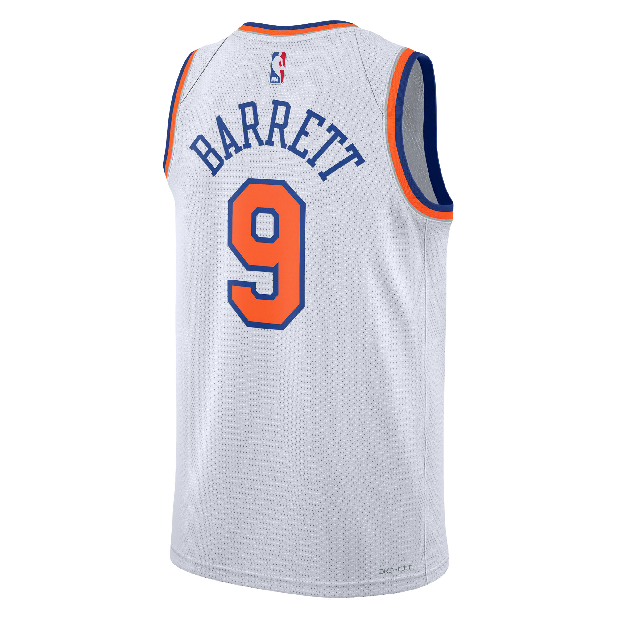 Unisex New York Knicks RJ Barrett White Swingman Jersey - Association Edition