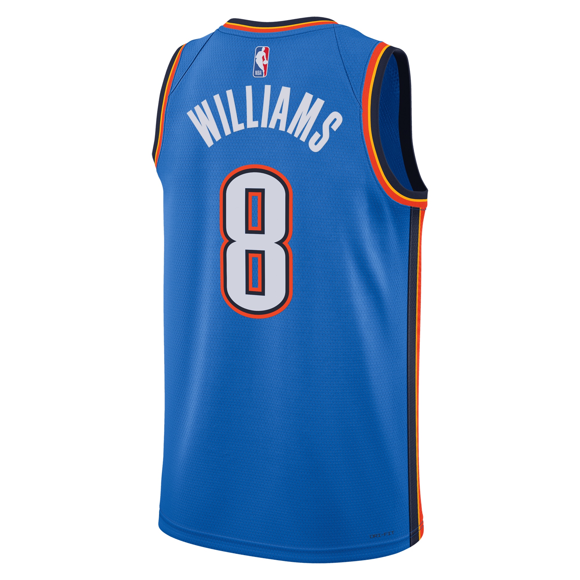 Unisex Oklahoma City Thunder Jalen Williams Blue Swingman Jersey - Icon Edition