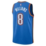 Unisex Oklahoma City Thunder Jalen Williams Blue Swingman Jersey - Icon Edition