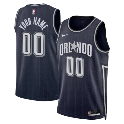 Unisex Orlando Magic Navy 2023/24 Custom Swingman Jersey - City Edition 01