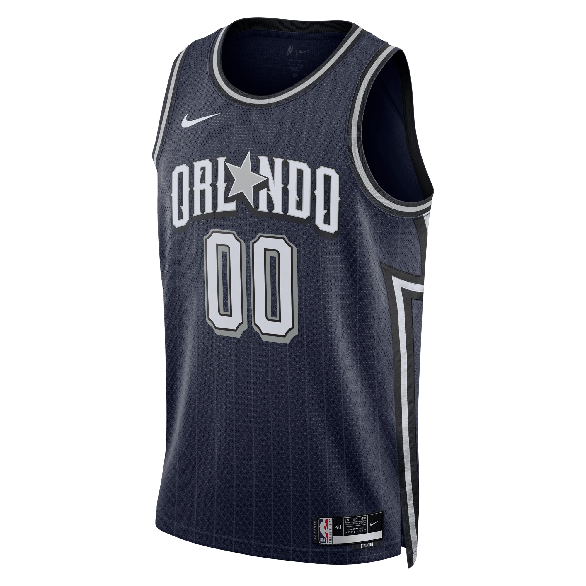 Unisex Orlando Magic Navy 2023/24 Custom Swingman Jersey - City Edition