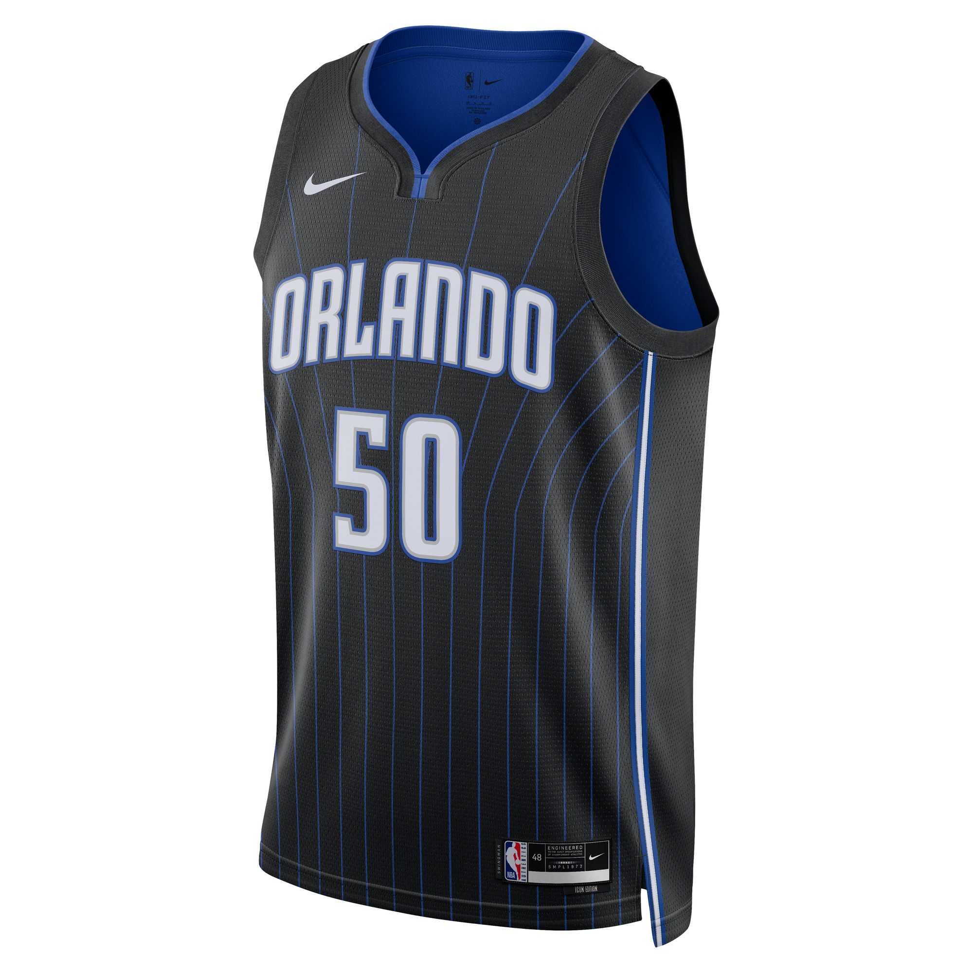 Unisex Orlando Magic Cole Anthony Black Swingman Jersey - Icon Edition