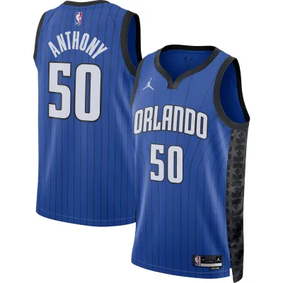 Unisex Orlando Magic Cole Anthony Blue Swingman Jersey - Statement Edition 01