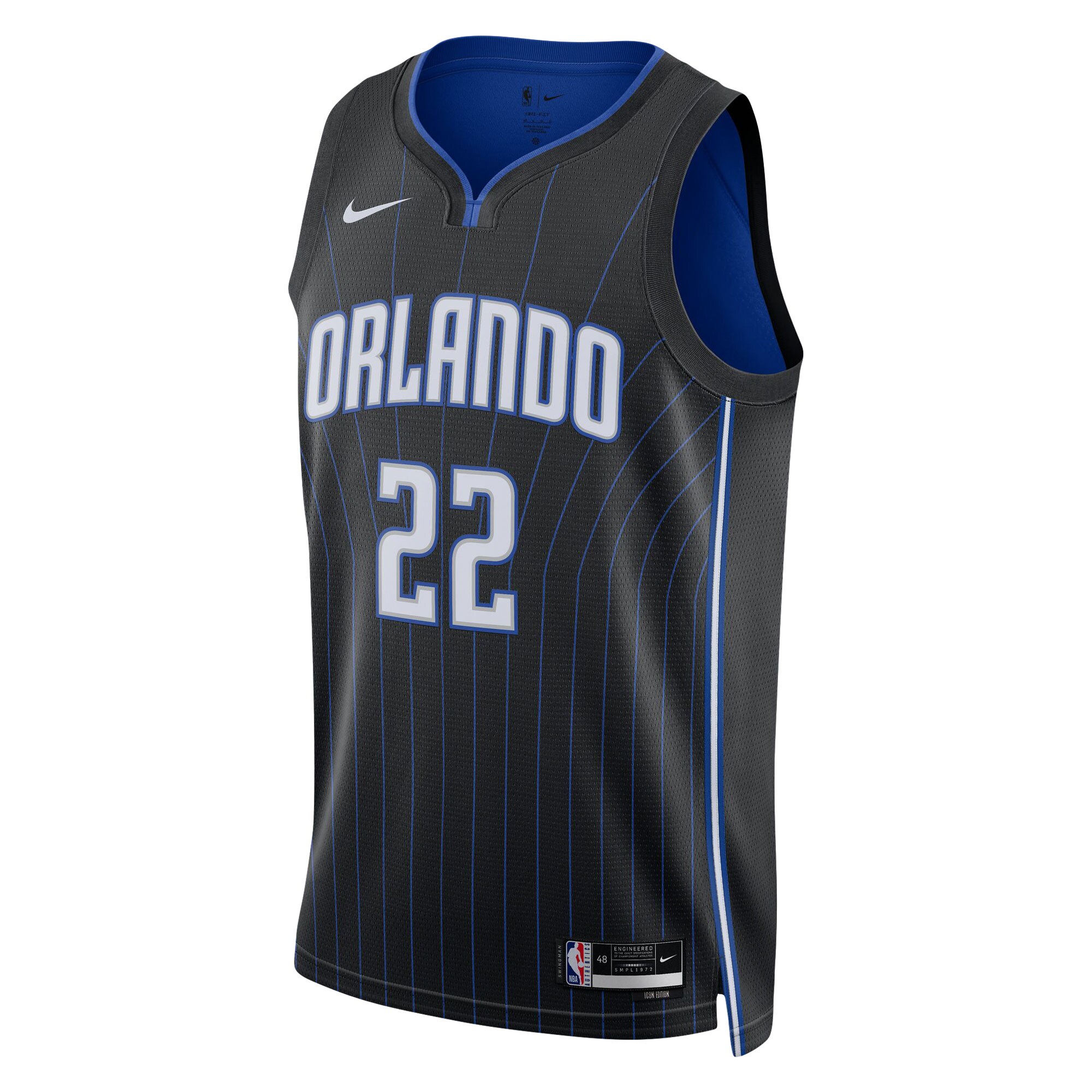 Unisex Orlando Magic Franz Wagner Black Swingman Jersey - Icon Edition