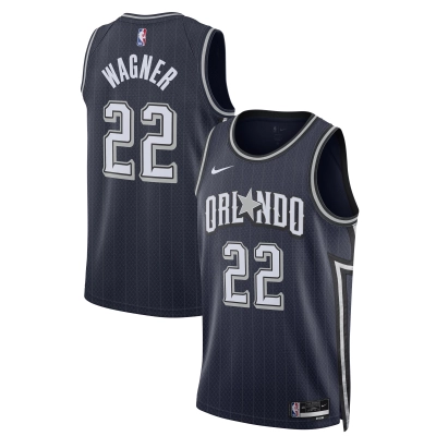 Unisex Orlando Magic Franz Wagner Navy 2023/24 Swingman Jersey - City Edition 01