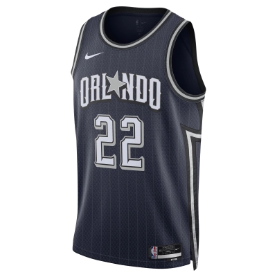 Unisex Orlando Magic Franz Wagner Navy 2023/24 Swingman Jersey - City Edition 02