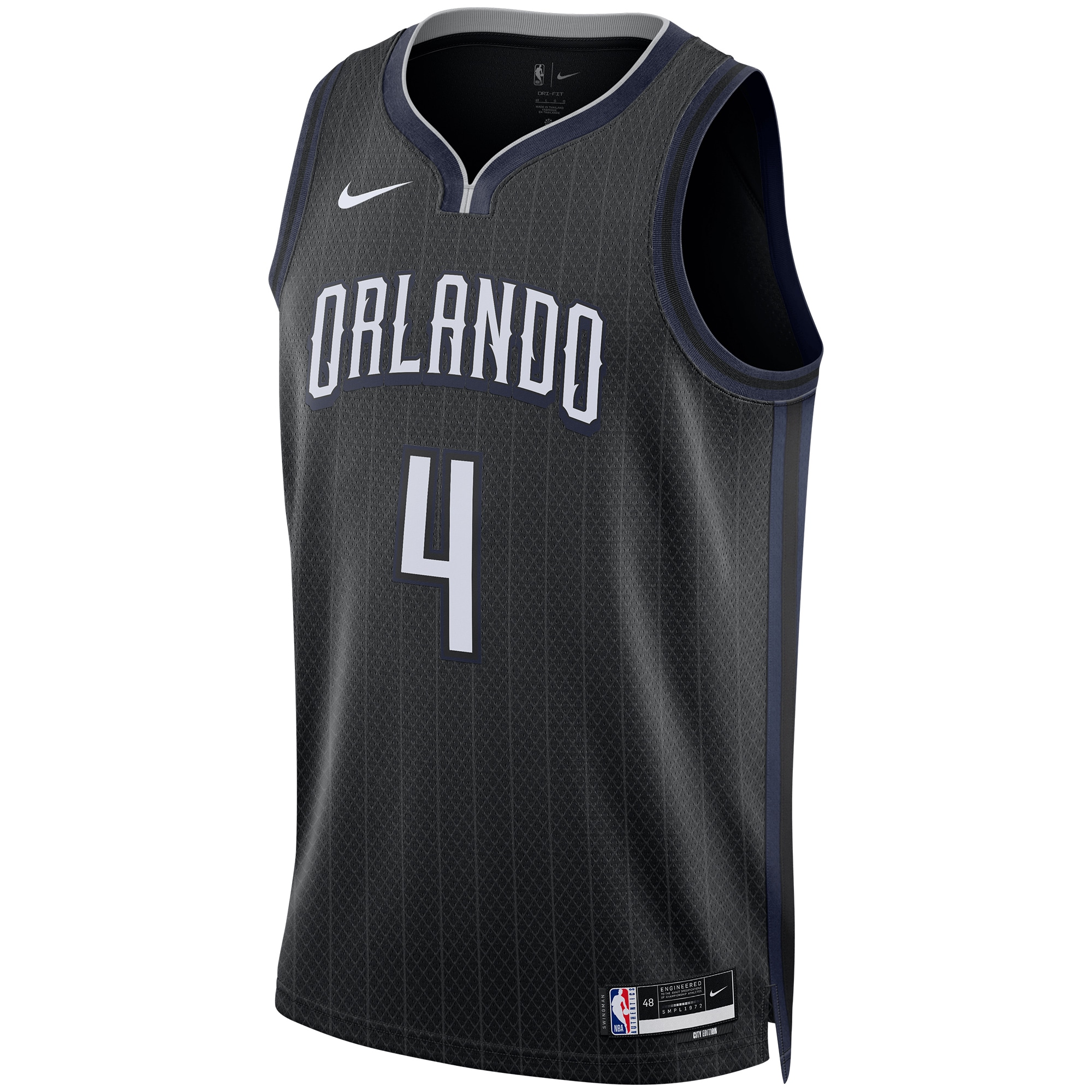 Unisex Orlando Magic Jalen Suggs Black 2022/23 Swingman Jersey - City Edition