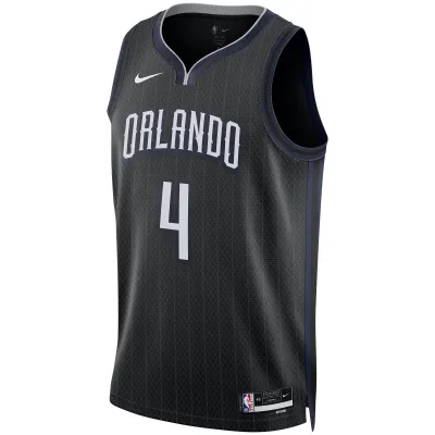 Unisex Orlando Magic Jalen Suggs Black 2022/23 Swingman Jersey - City Edition 02